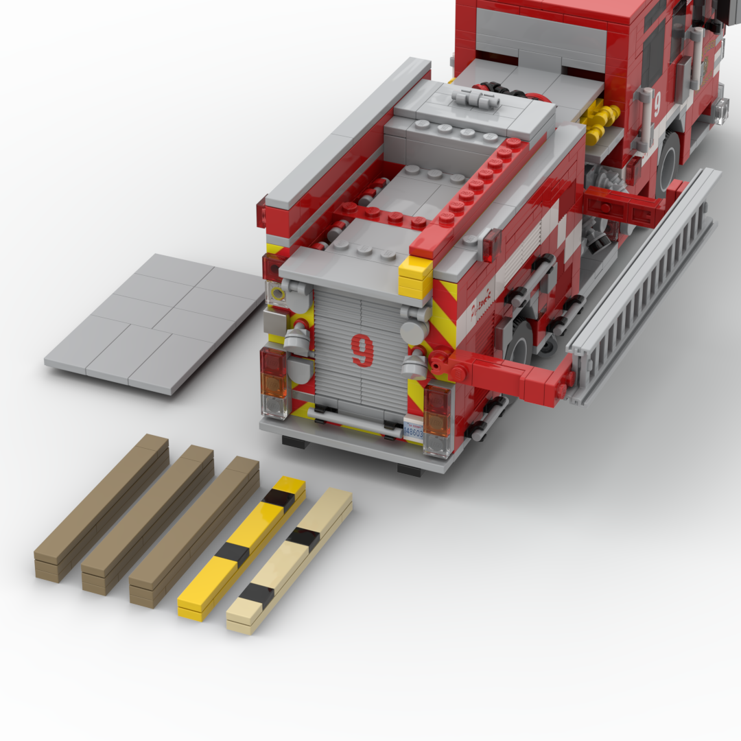 San Diego F&R Engines 9, 35 & 41 | 2018-2019 Pierce Arrow XT Structure Engine brick model, view 6