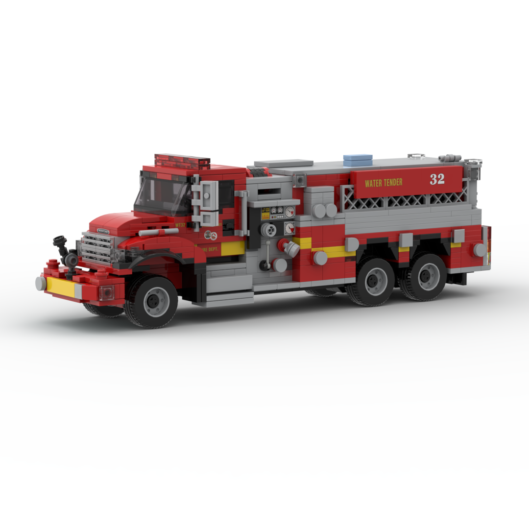 LA County FD Tender 32 | 2017 Rosenbauer-Freightliner Tender brick model