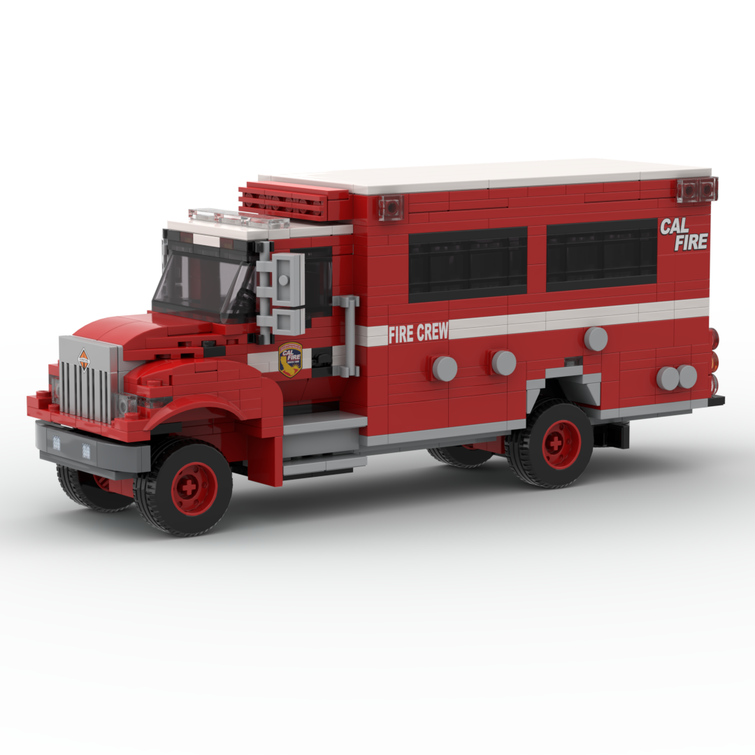 CAL FIRE | 2021 BME International Crew Carrier brick model
