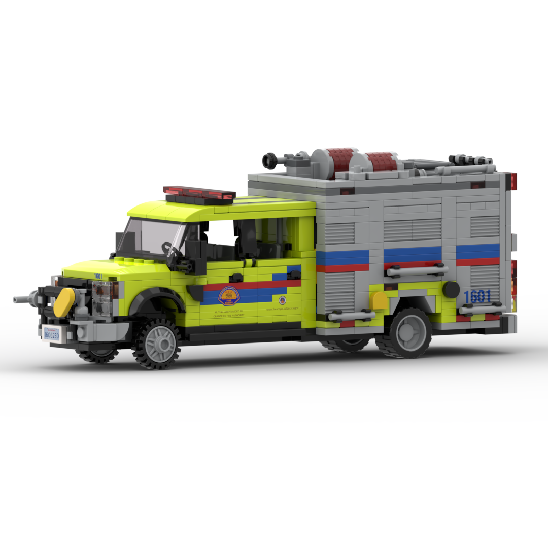 CAL OES Brush Patrol 1601 | 2021 Ford F-550 SuperCrew / HME Type 6 Patrol brick model