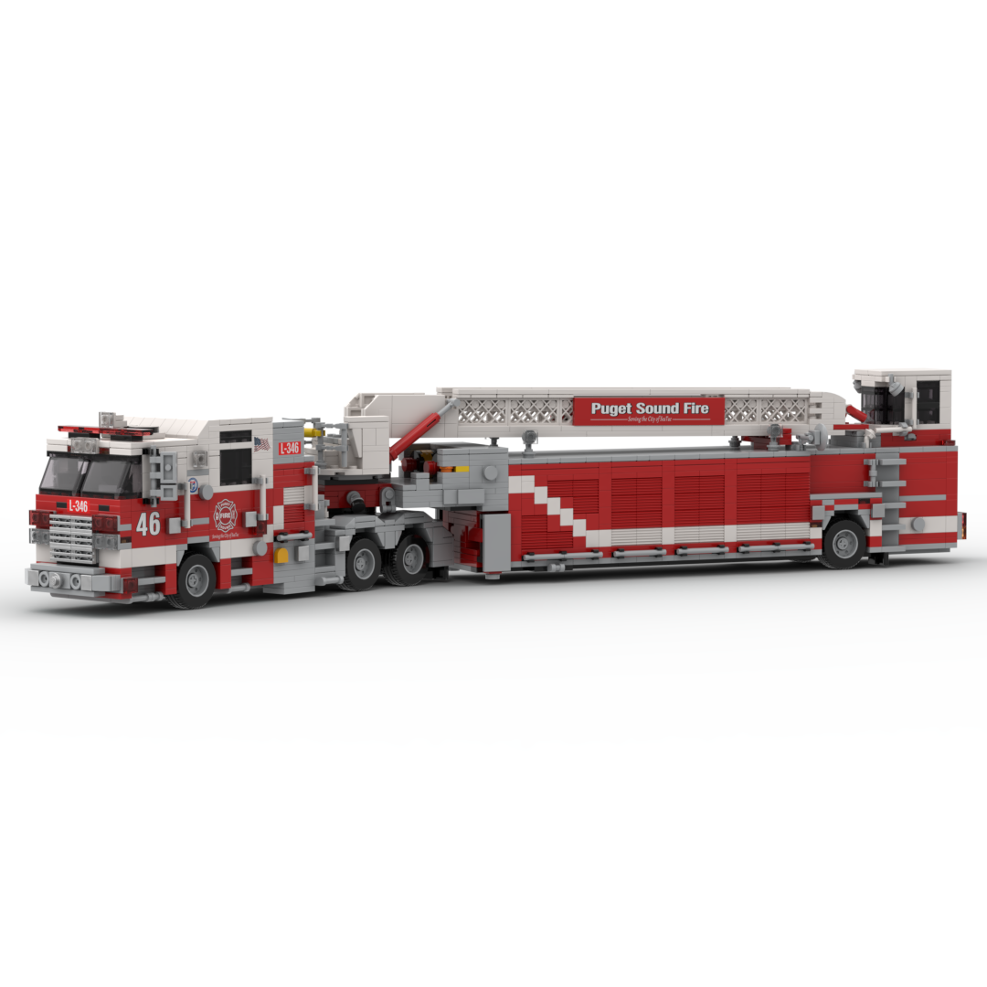 Puget Sound RFA Ladder 346 | 2015 Pierce Arrow XT Tandem Axle Tiller brick model