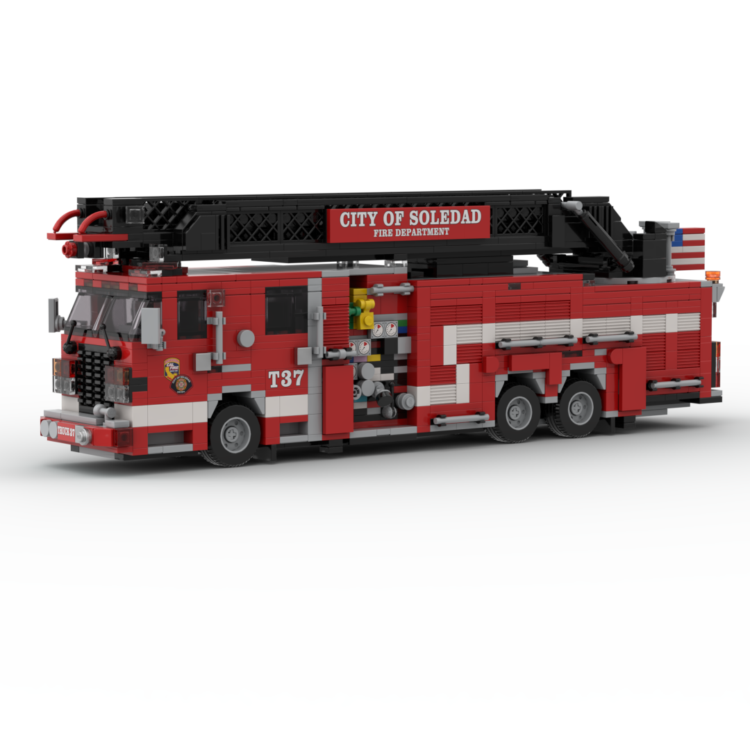 Soledad FD Truck 37 | 2024 Smeal-Spartan Gladiator Quint brick model