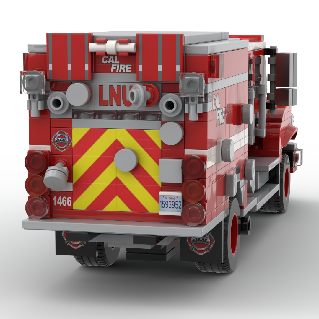CAL FIRE | 2018 BME International Type III Brush Engine brick model, view 3