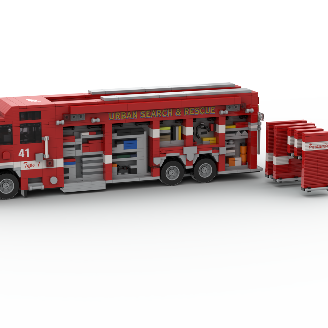 San Diego F&R USAR 41 | 2023 Pierce Arrow XT USAR brick model, view 2