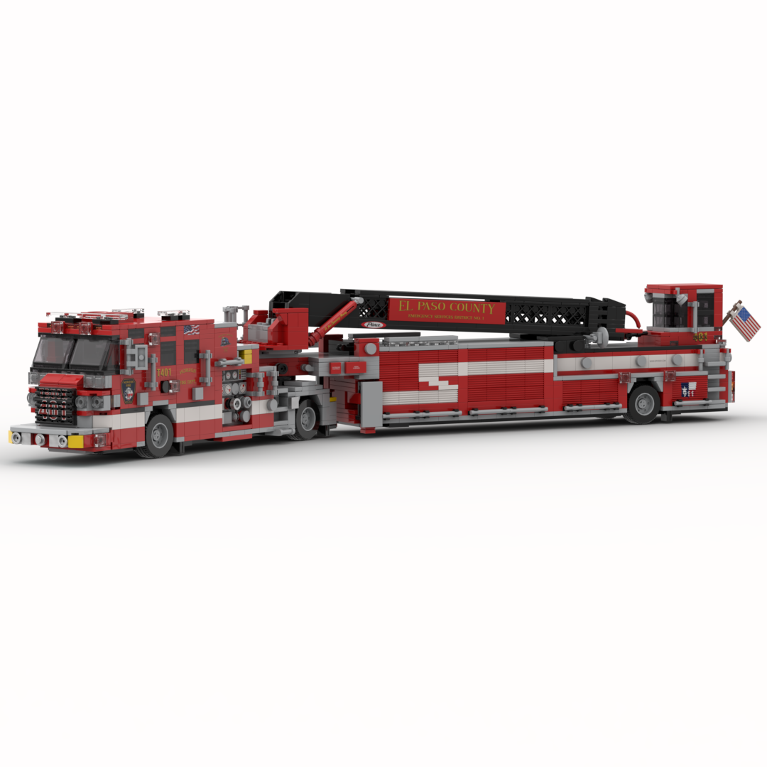 El Paso County ESD No. 2 Truck 401 | 2023 Pierce Quantum Tiller brick model