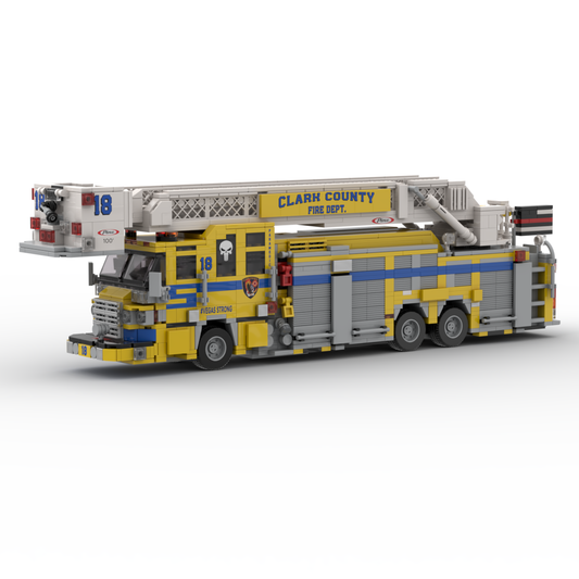 Clark County FD Truck 18 | 2015 Pierce Quantum Tower brick model