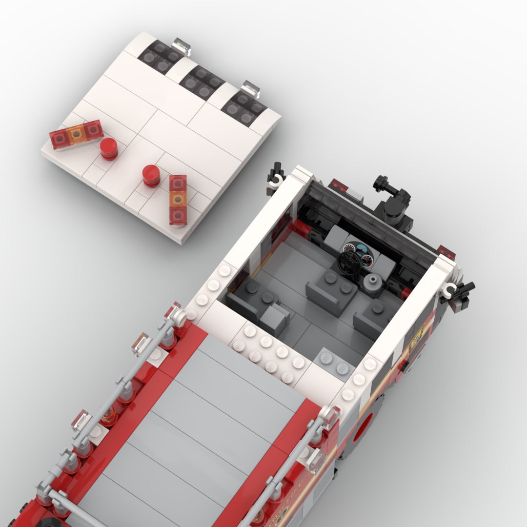 DC Fire & EMS Foam 2 | 2011 Oshkosh Striker 1500 brick model, view 6