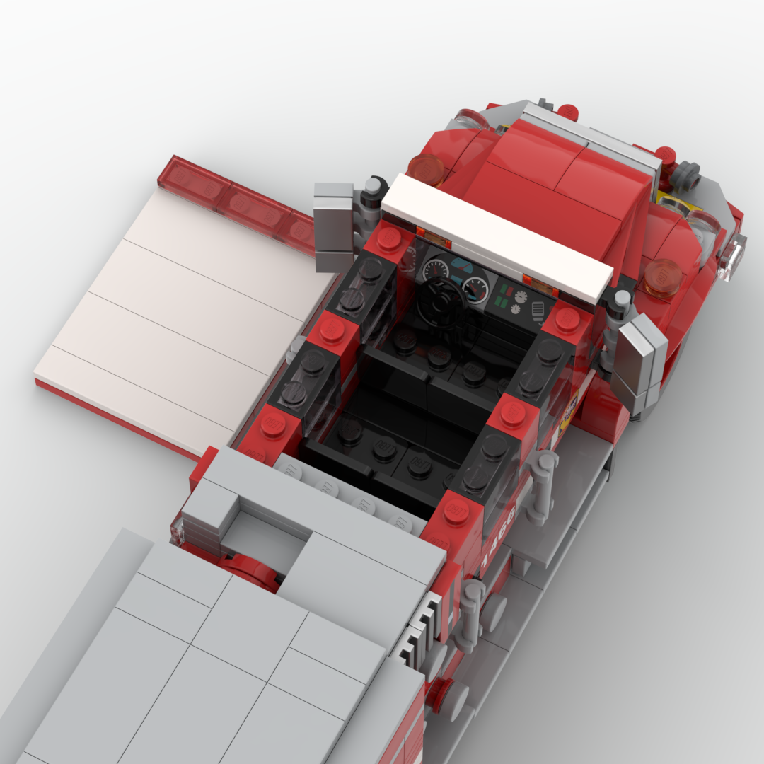 CAL FIRE | 2018 BME International Type III Brush Engine brick model, view 5