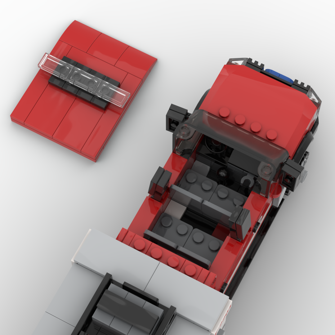 Washington DNR Engine 2204 | 2024 Ford F-550 DRW Type 5 Patrol brick model, view 6