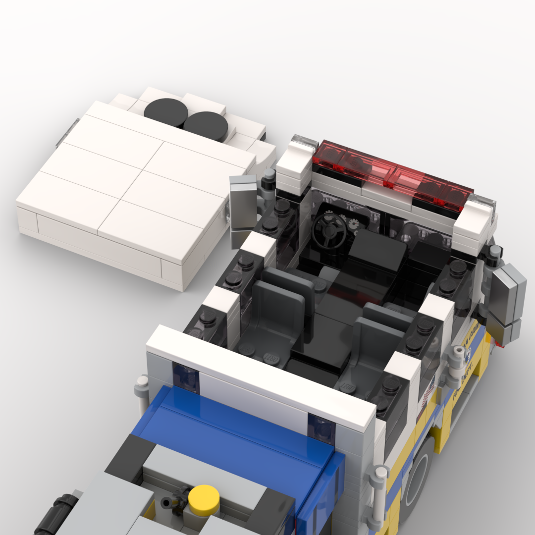 Ventura County FD Engine 30 | 2015 Rosenbauer Commander Structure Engine brick model, view 7