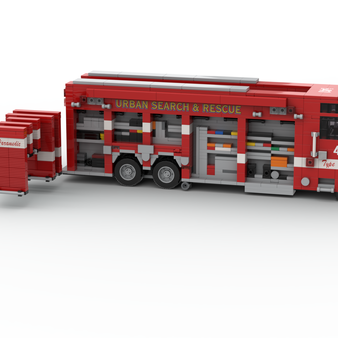 San Diego F&R USAR 41 | 2023 Pierce Arrow XT USAR brick model, view 4