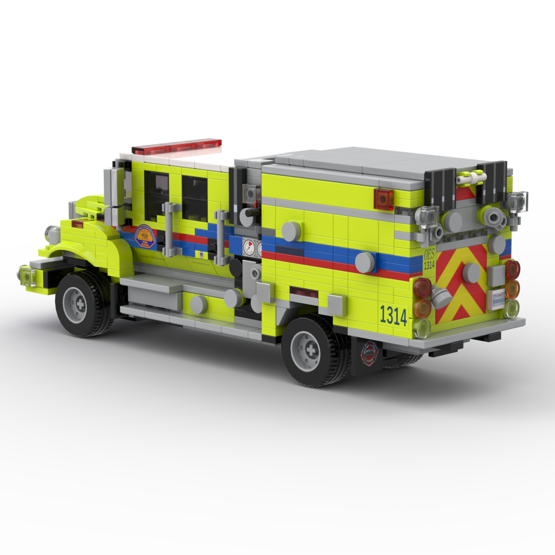CAL OES Engine 1314 | 2020 BME International Type III Brush Engine brick model, view 2