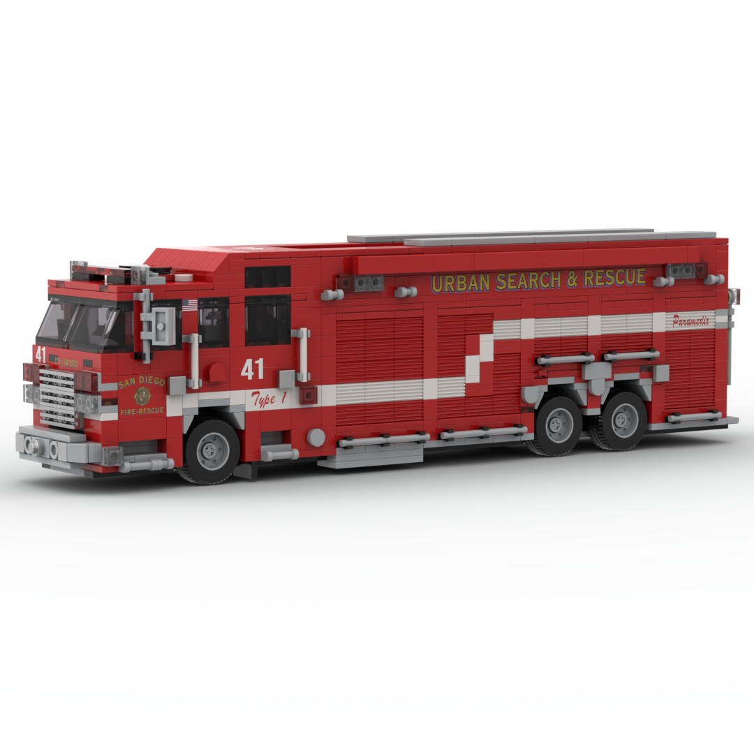 San Diego F&R USAR 41 | 2023 Pierce Arrow XT USAR brick model