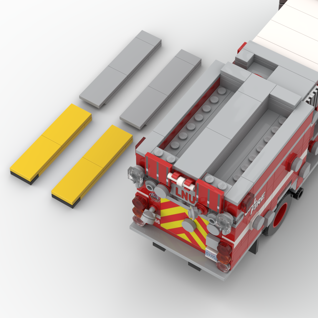 CAL FIRE | 2018 BME International Type III Brush Engine brick model, view 6