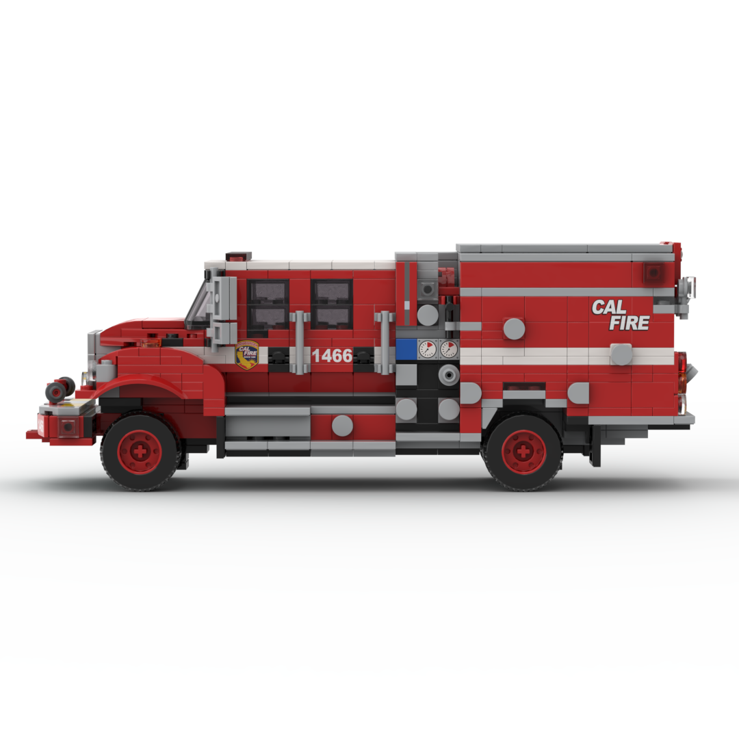CAL FIRE | 2018 BME International Type III Brush Engine brick model, view 2