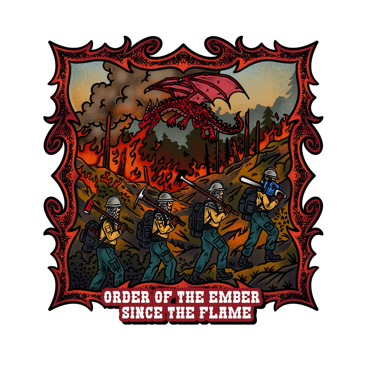 Order of the Ember Sticker brick model