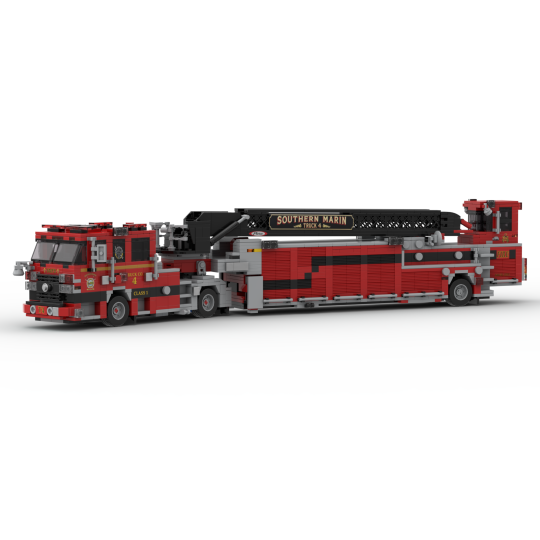 Southern Marin FD Truck 4 | 2018 Pierce Arrow XT Tiller brick model