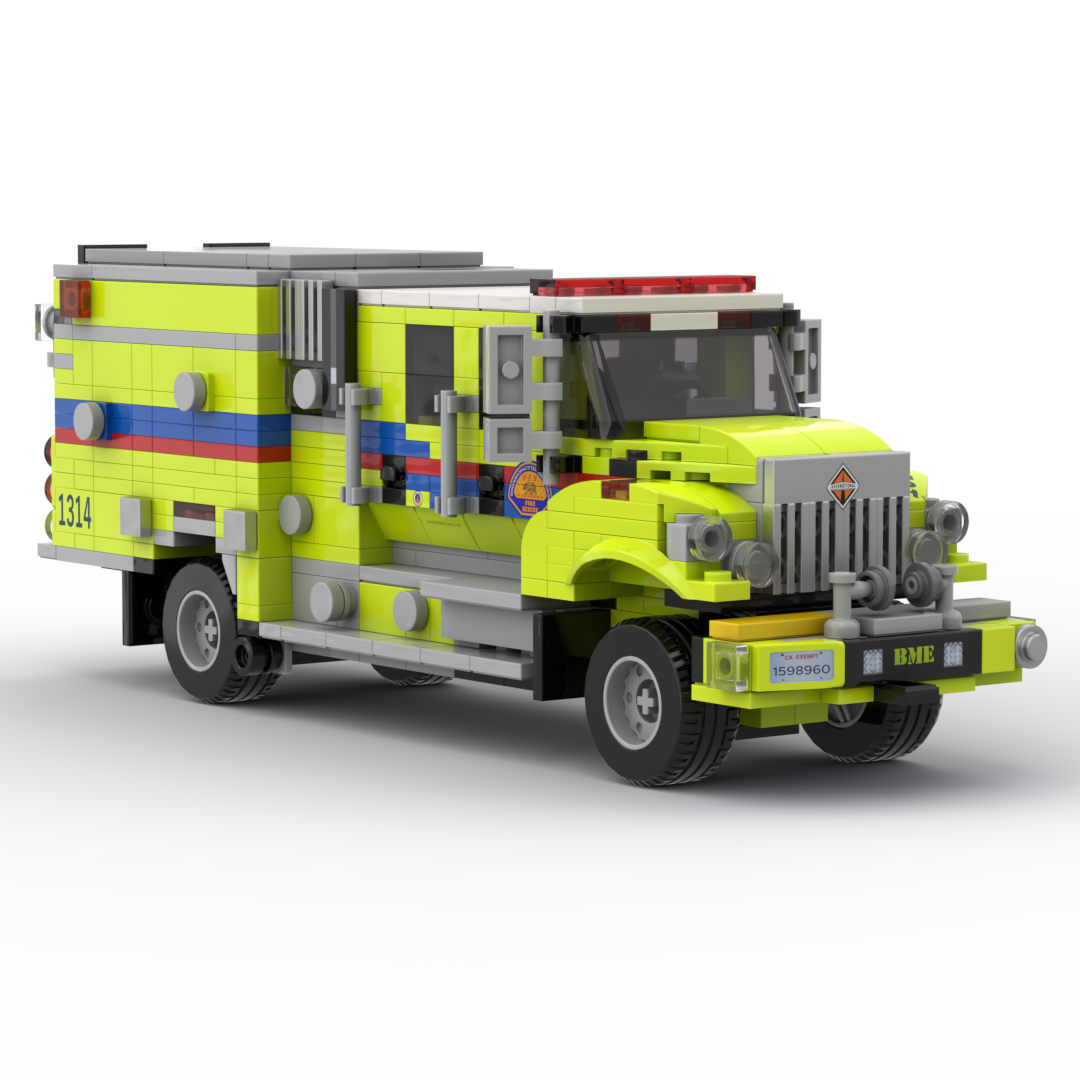 CAL OES Engine 1314 | 2020 BME International Type III Brush Engine brick model, view 4